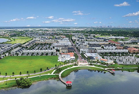 Baldwin Park is a vibrant mixed-use community in Orlando, Florida.