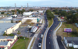 A video of people talking about the new Savannah Bay Street Widening Project