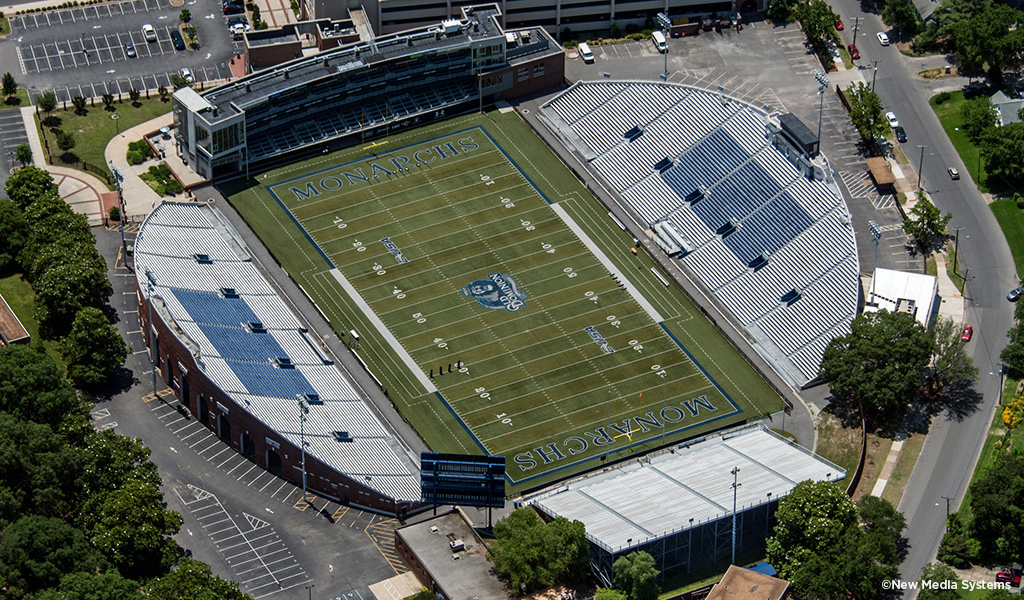 Kornblau Field on the ODU campus.