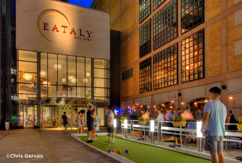 Exterior view of 888 Boylston Street, featuring Eataly