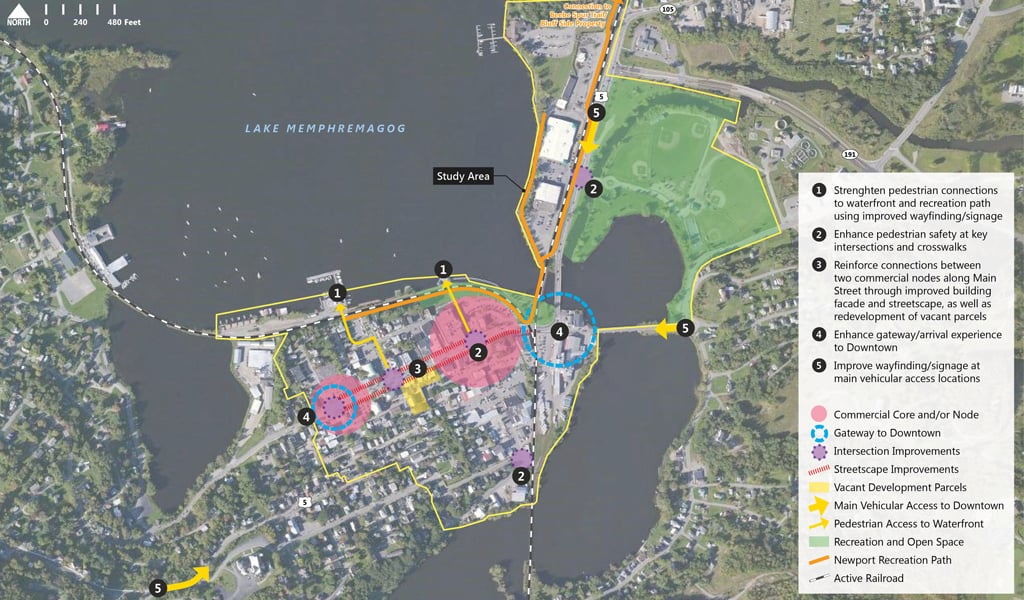 Newport Master Plan Map Diagram