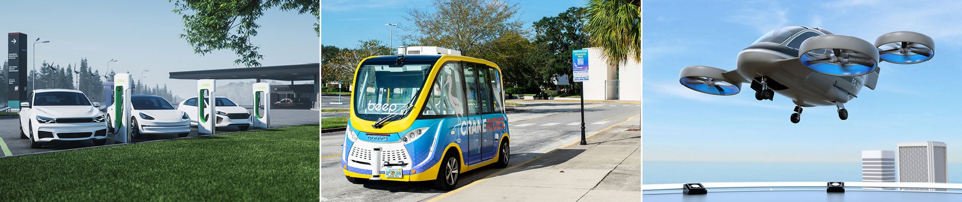 An autonomous vehicle travels down an Orlando street.