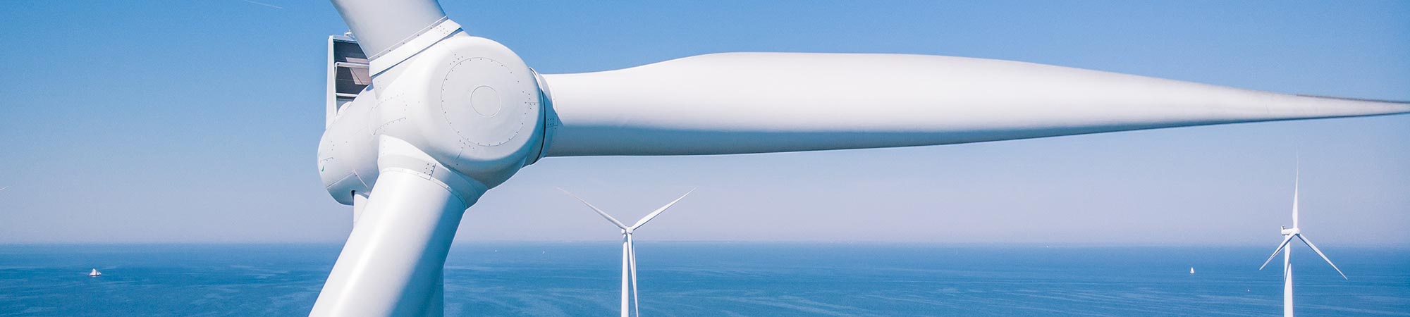 Wind turbine at sea