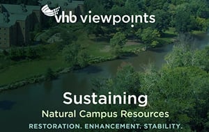 Watch this video to learn how VHB is elevating sustainable initiatives on campus.
