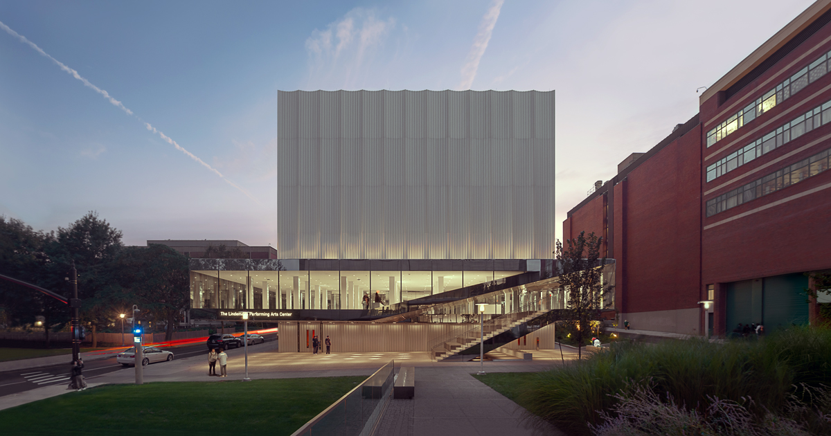 News | Brown University Unveils New Lindemann Performing Arts Center | VHB