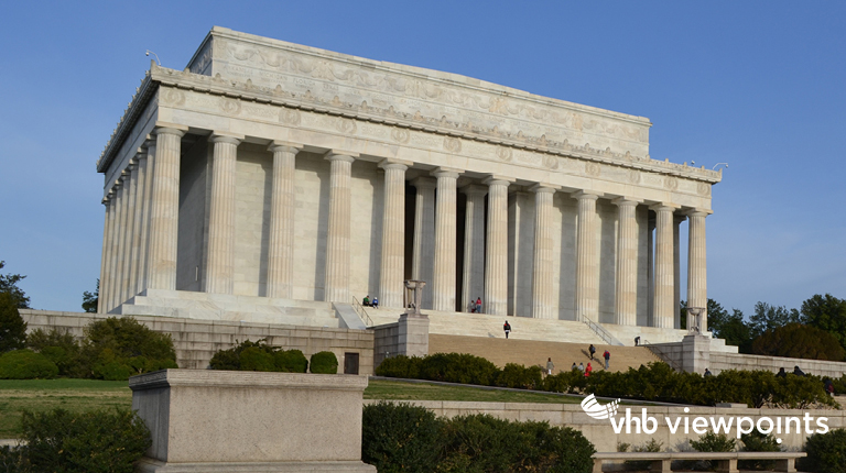 Exterior of the Lincoln Memorial