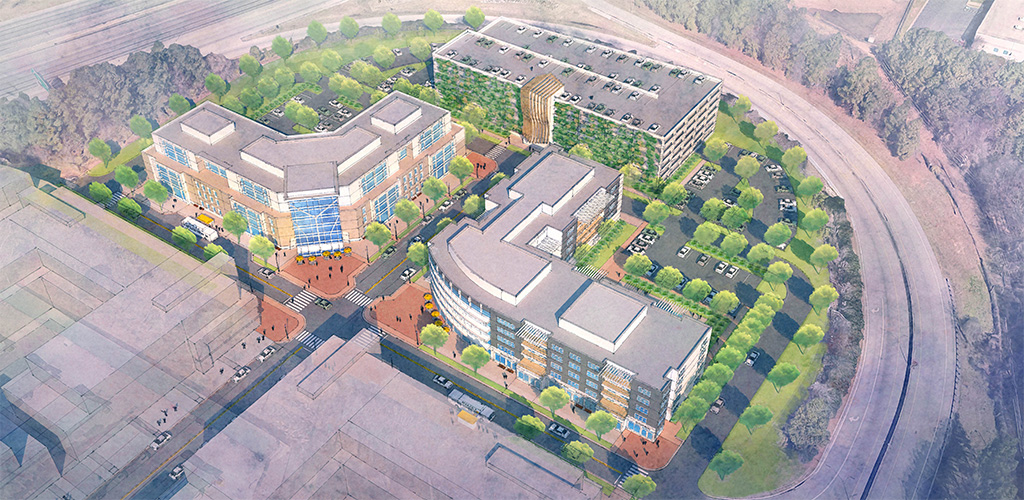 A mixed-use transit development in Georgia